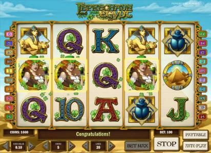 three scatter symbols triggers free spins feature