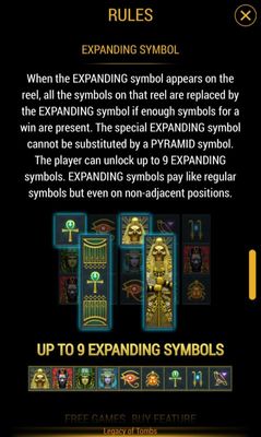 Legacy of Tombs :: Special Expanding Symbol