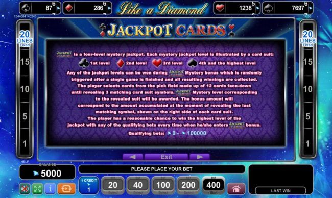 Jackpot Cards Rules