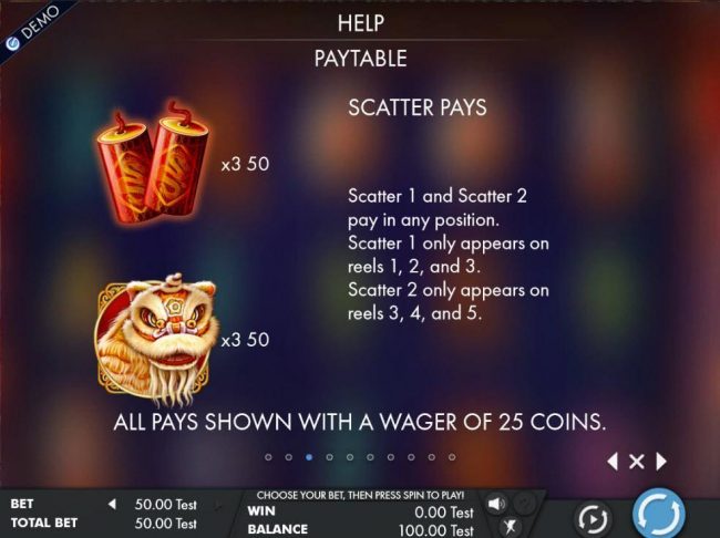 Scatter Pays and Rules