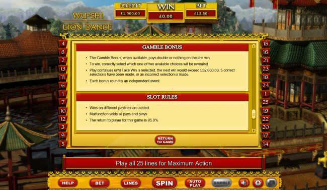General Game Rules