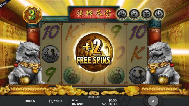 2 Additional Free Spins Awarded