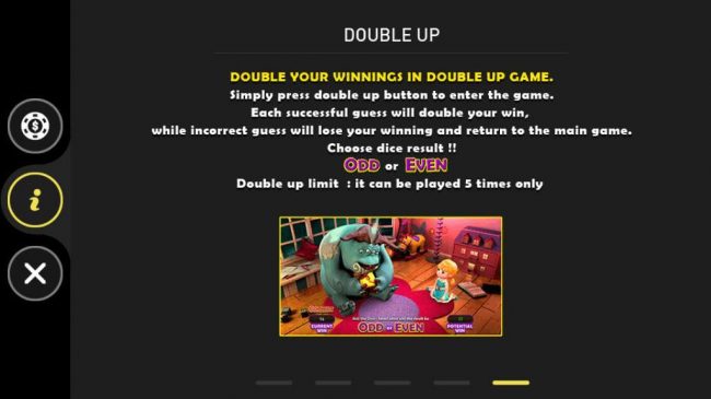 Double Up Gamble Feature Rules