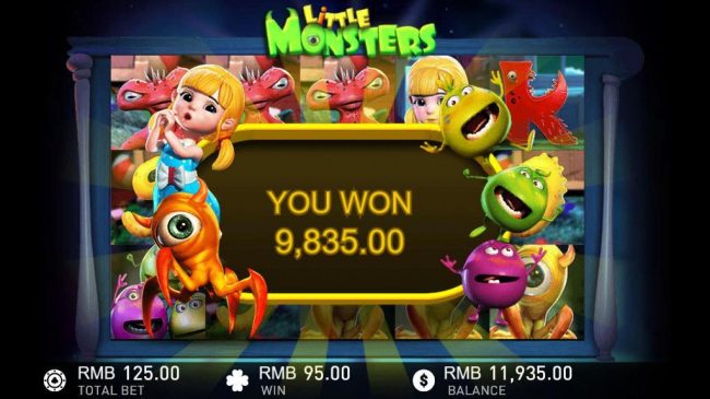 Total bonus payout 9835 coins