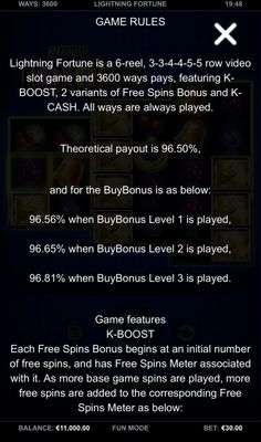 General Game Rules