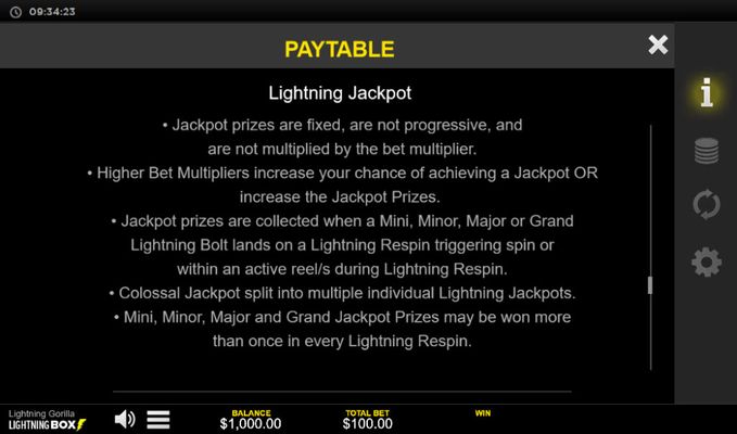 Lightning Jackpot
