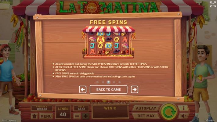 Free Spin Feature Rules