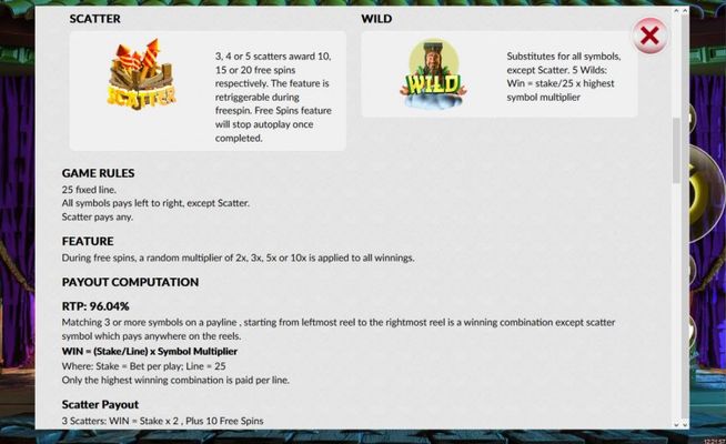 Wild and Scatter Rules