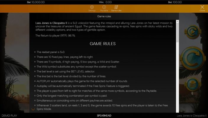 General Game Rules