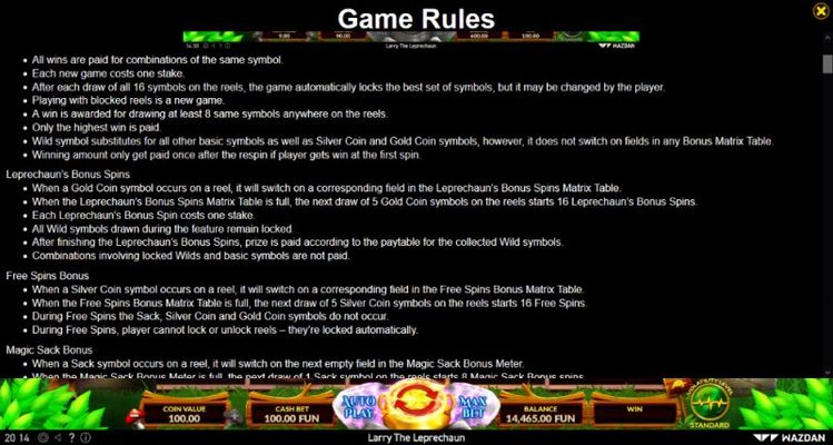 General Game Rules