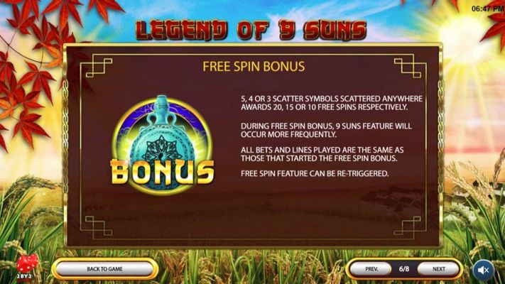 Free Spins Rules