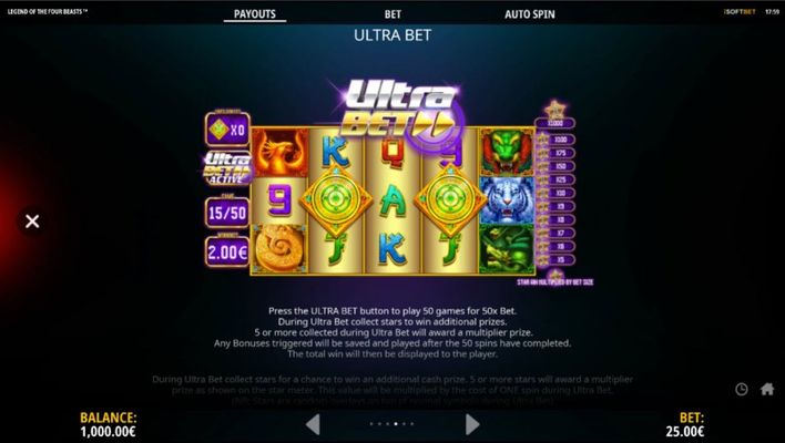 Legend of the Four Beasts :: Ultra Bet