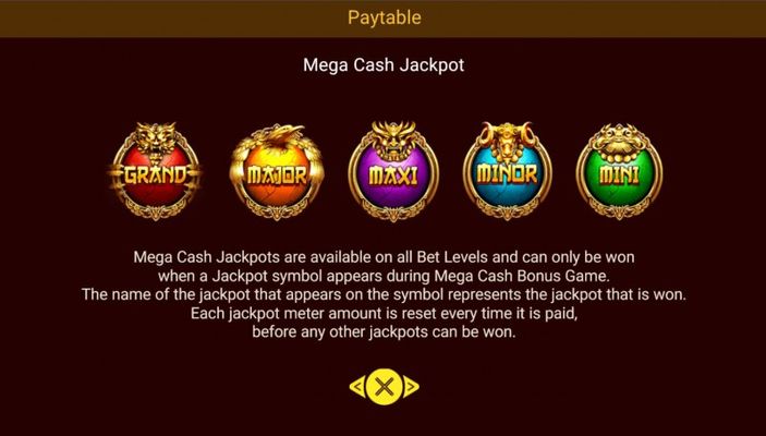 Legendary Beasts Saga :: Mega Cash Jackpot
