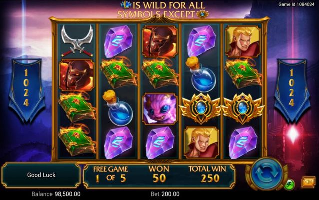 Legendary :: Free Spins Game Board