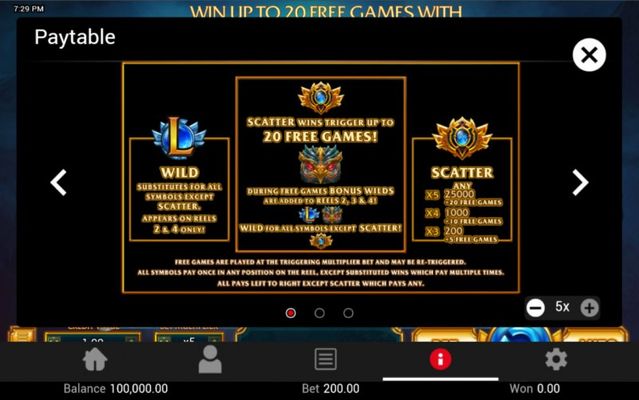 Wild and Scatter Rules