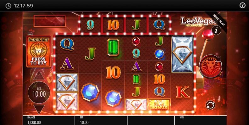 Leo Vegas Megaways :: Main Game Board