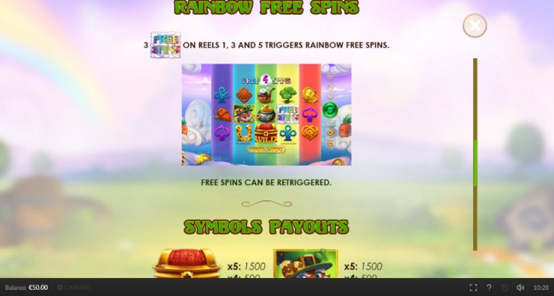 Rainbow Free Spins