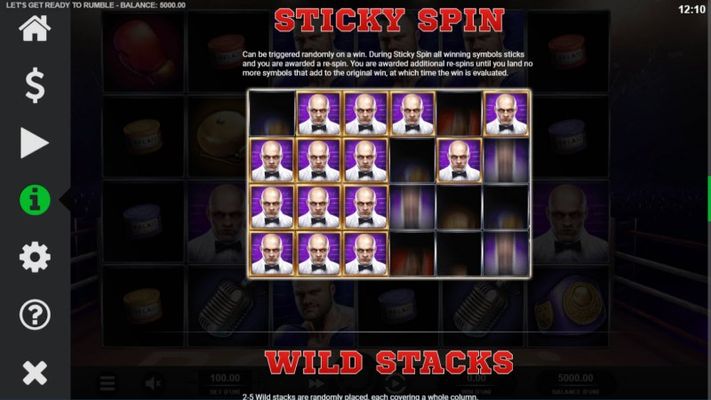Let's Get Ready to Rumble :: Sticky Spin