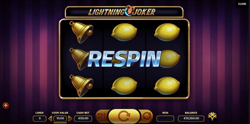 Lightning Joker :: Respin triggered