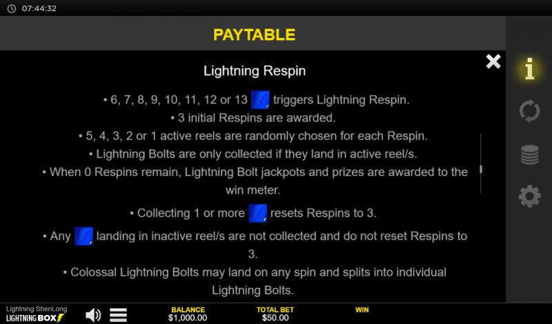 Lightning Respin