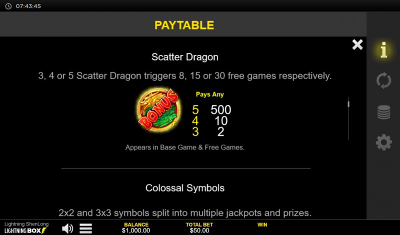 Scatter Symbol Rules