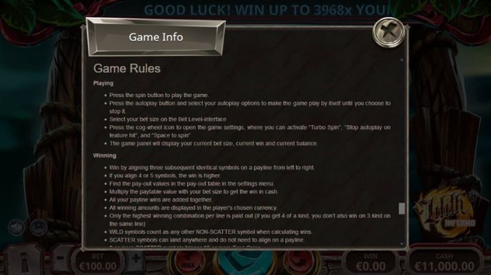 General Game Rules