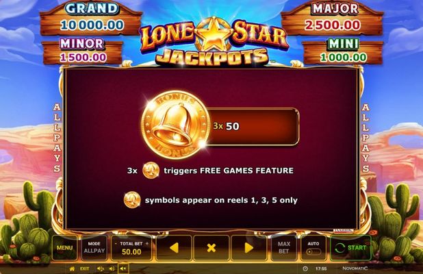 Lone Star Jackpots :: Jackpot Rules