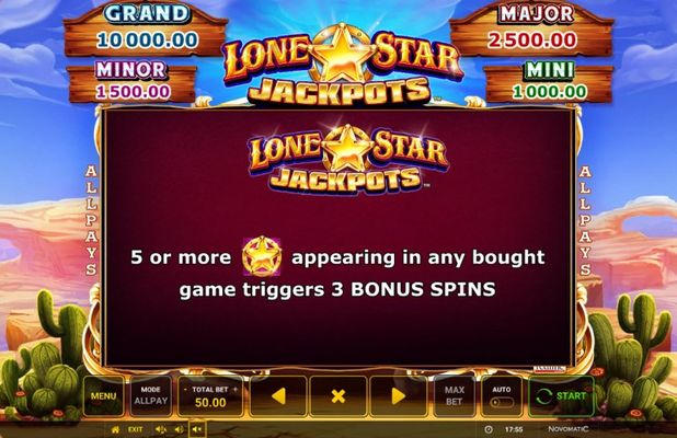 Lone Star Jackpots :: Jackpot Rules