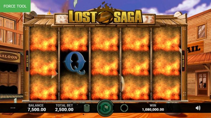 Lost Saga :: Winning symbols are removed from the reels and new symbols drop in place