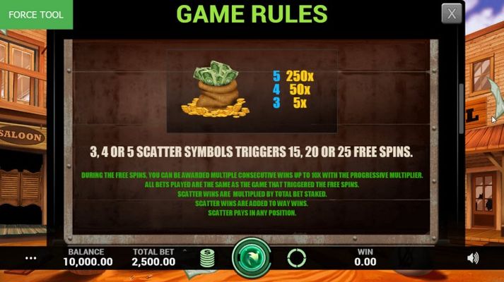 Free Spins Rules