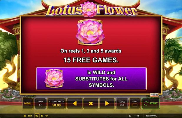 Lotus Flower :: Scatter Symbol Rules