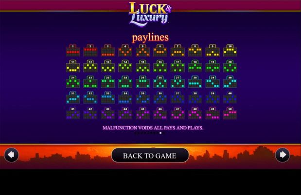 Luck & Luxury :: Paylines 1-50