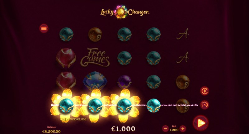 Lucky Changer :: A four of a kind win