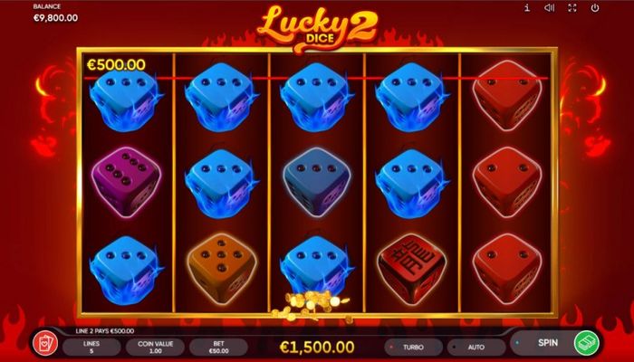 Lucky Dice 2 :: Multiple winning paylines