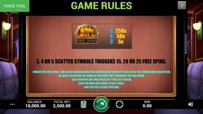 Free Spins Rules