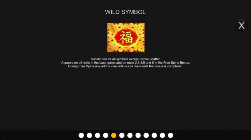 Lucky Fortune Bonus :: Wild Symbol Rules