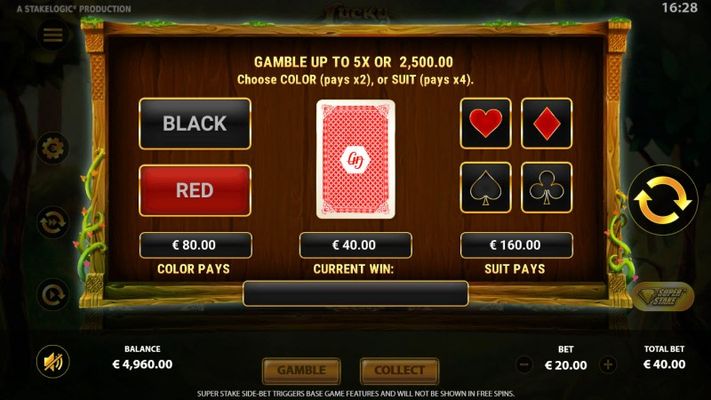 Gamble feature