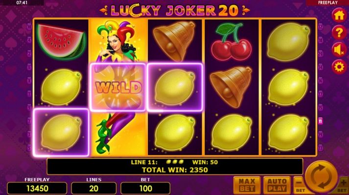 Lucky Joker 20 :: Five of a kind