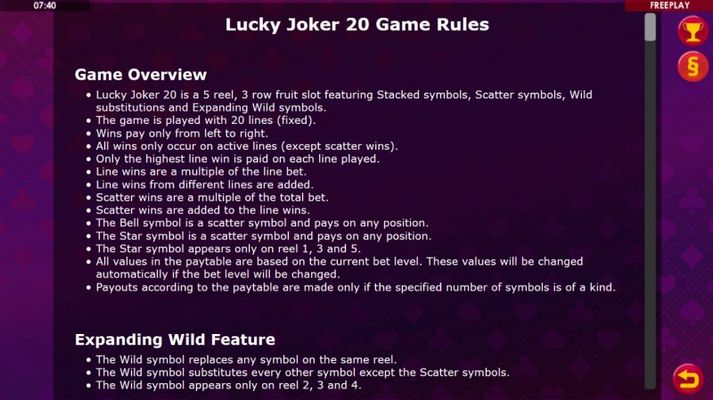 General Game Rules