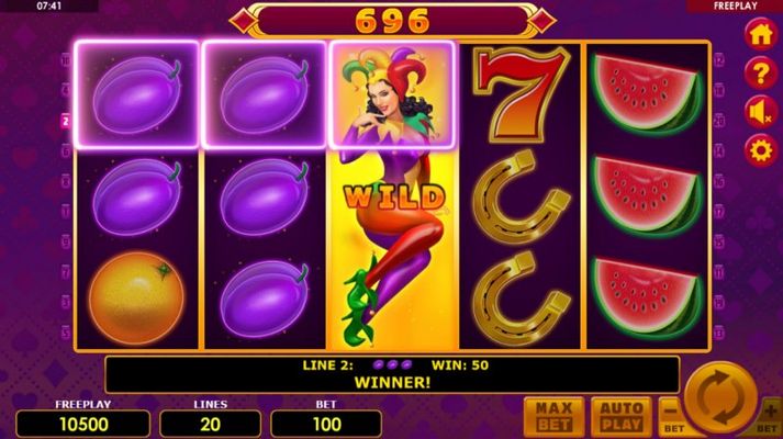 Three of a kind win