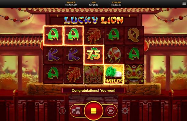 Lucky Lion :: Four of a kind