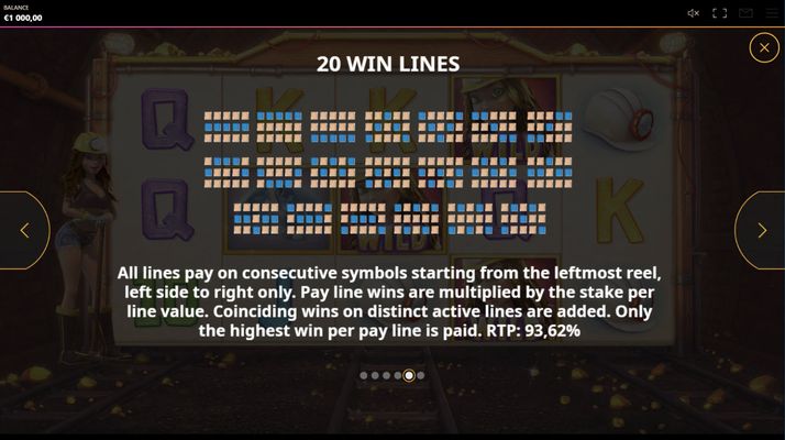 20 Win Lines