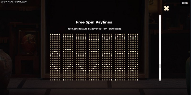 Lucky Neko Gigablox :: Free Spins Paylines 1-85