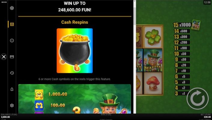 Lucky O'Mega :: Cash Respins