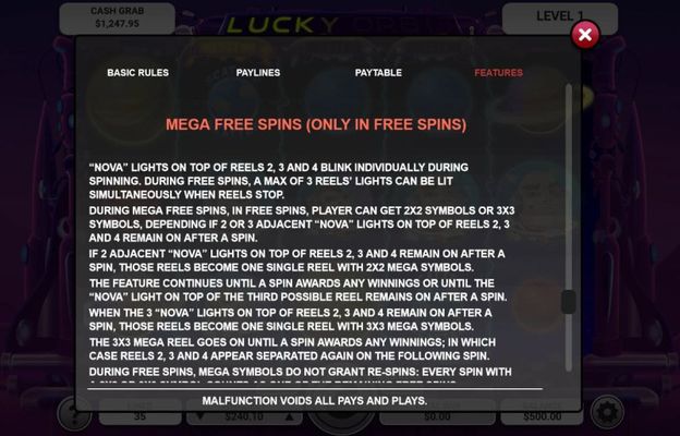Mega Free Spins