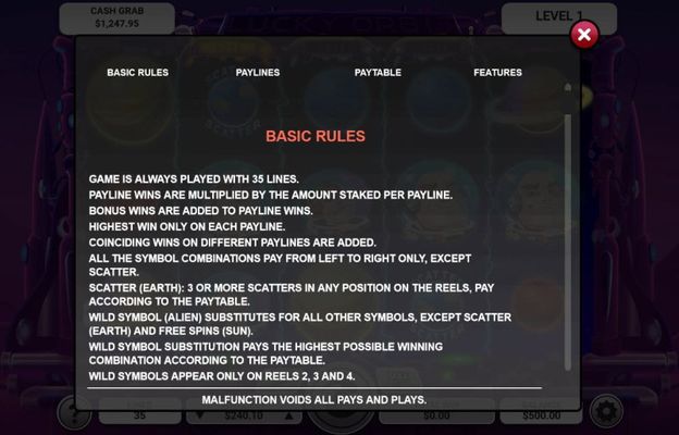 General Game Rules