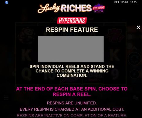 Lucky Riches Hyperspins :: Respin Feature