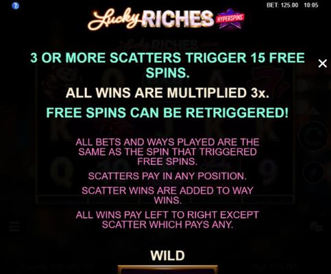 Free Spins Rules