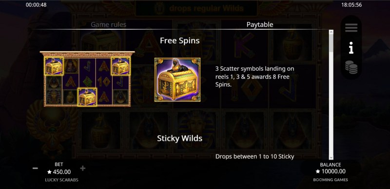 Free Spin Feature Rules