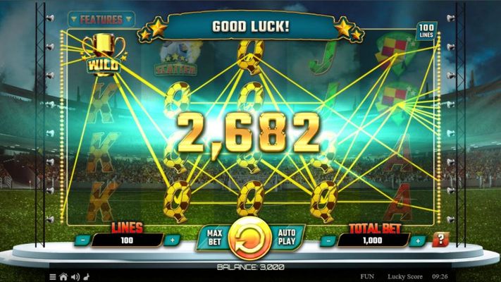 Lucky Score :: Multiple winning paylines